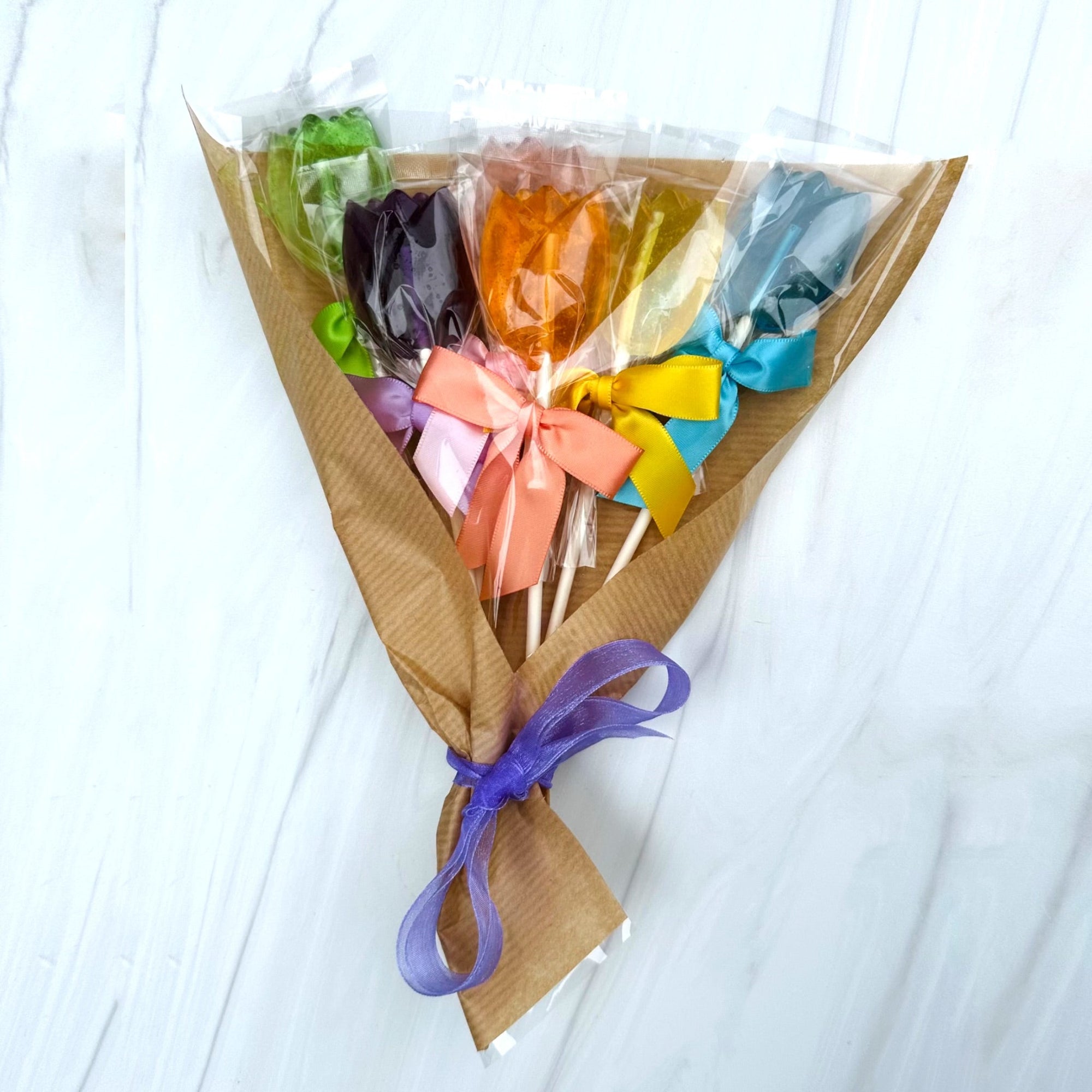 Tulip Lollipop Candy Bouquet