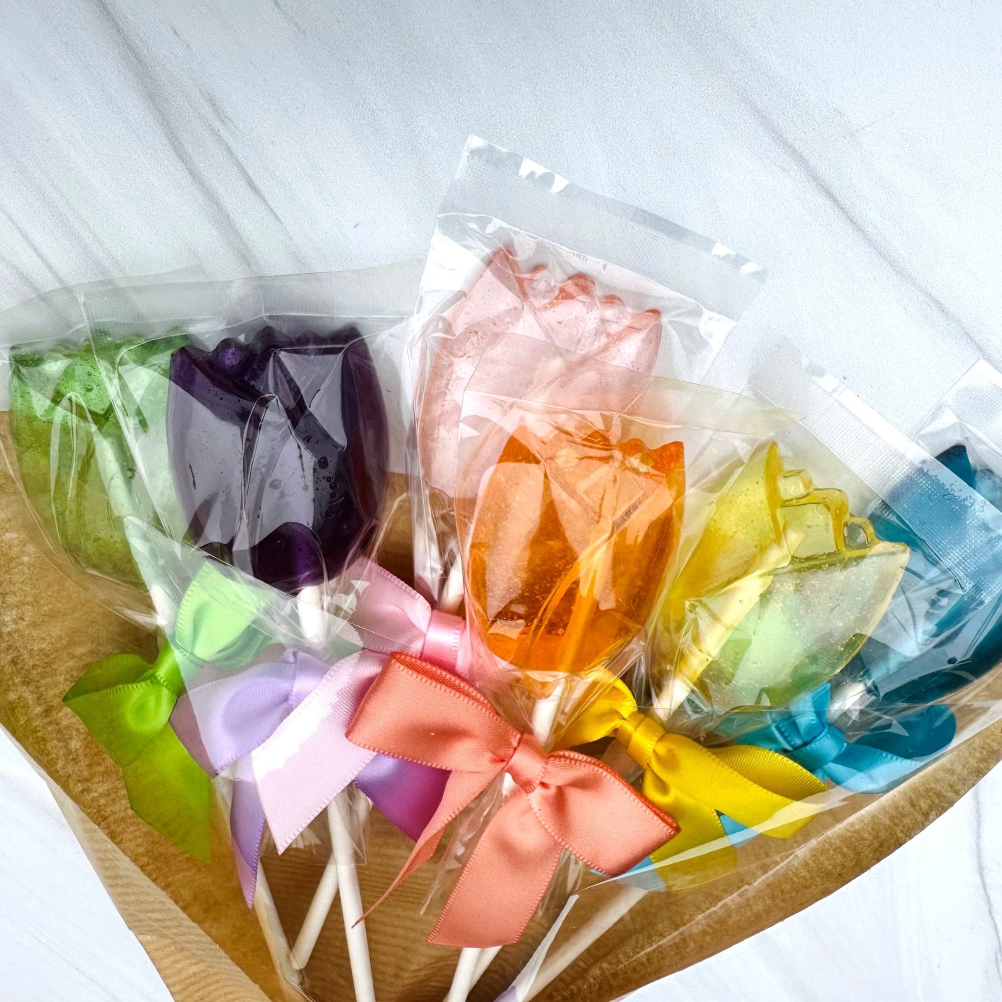 Tulip Lollipop Candy Bouquet