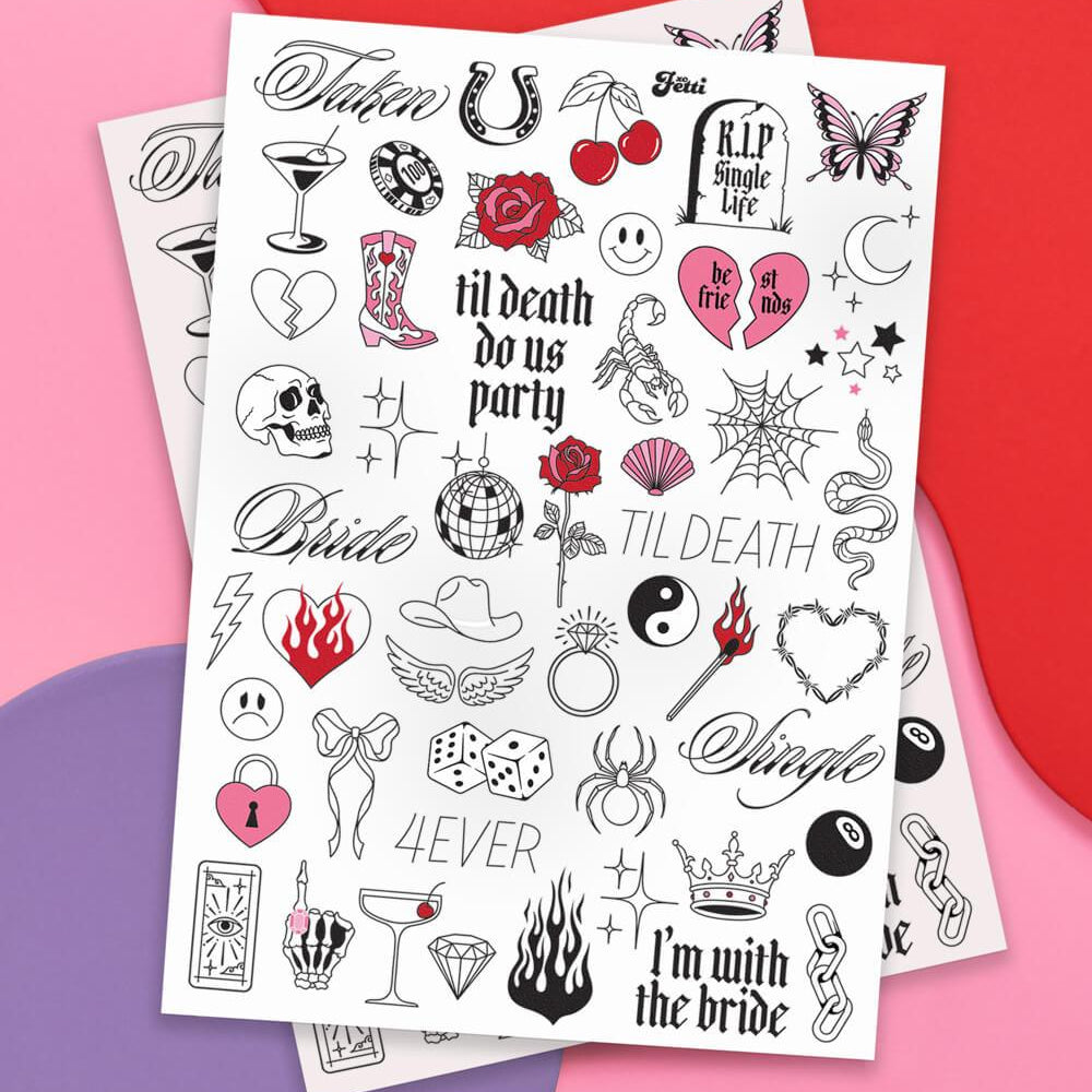 
                  
                    4Ever Tats - 100 foil temporary tattoos
                  
                