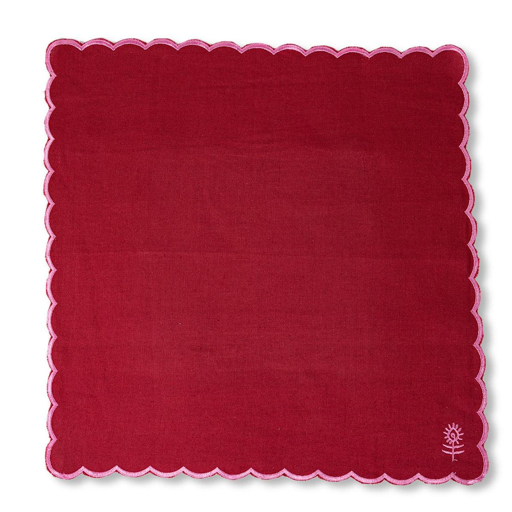 
                  
                    Icon Linen Napkins S/4 - Wine + Pink
                  
                