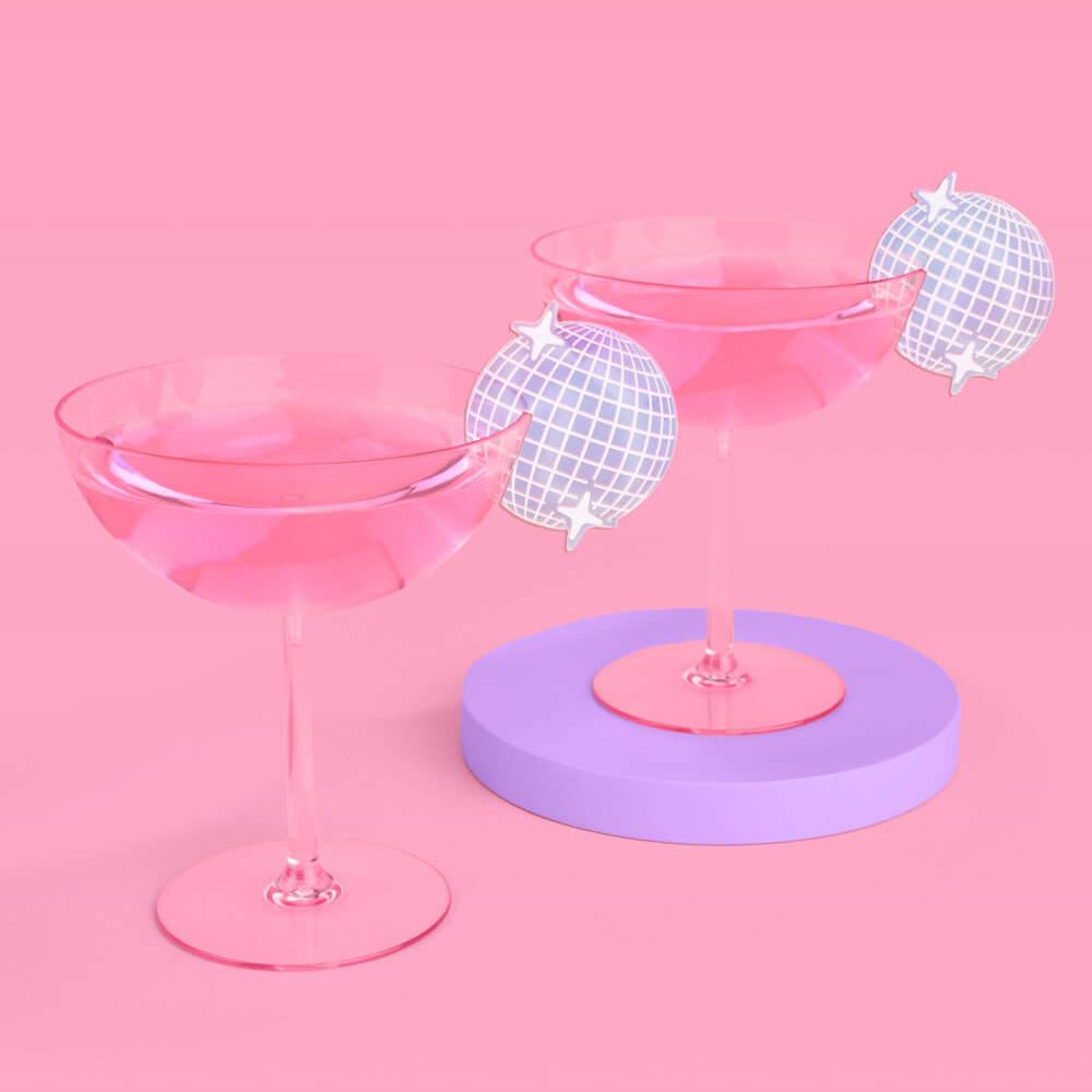 
                  
                    Disco Drink Markers - 8 drink markers
                  
                