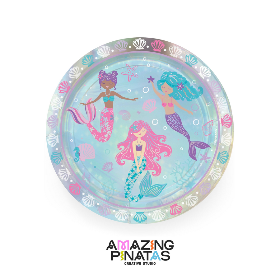 Mermaid Plates | Amazing Pinatas
