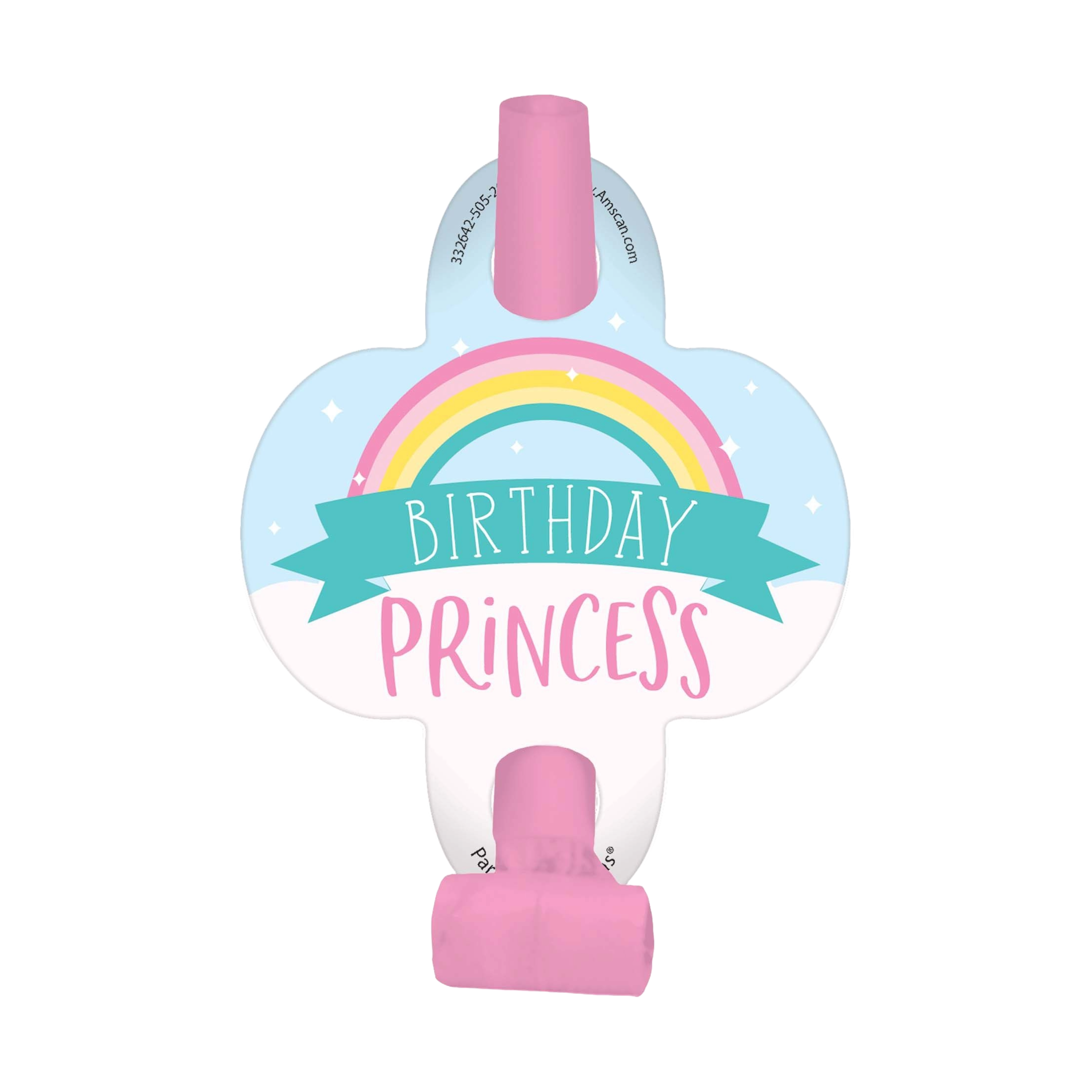 Princess Castle Birthday Blowouts, Pack of 8 - Amazing Pinatas 
