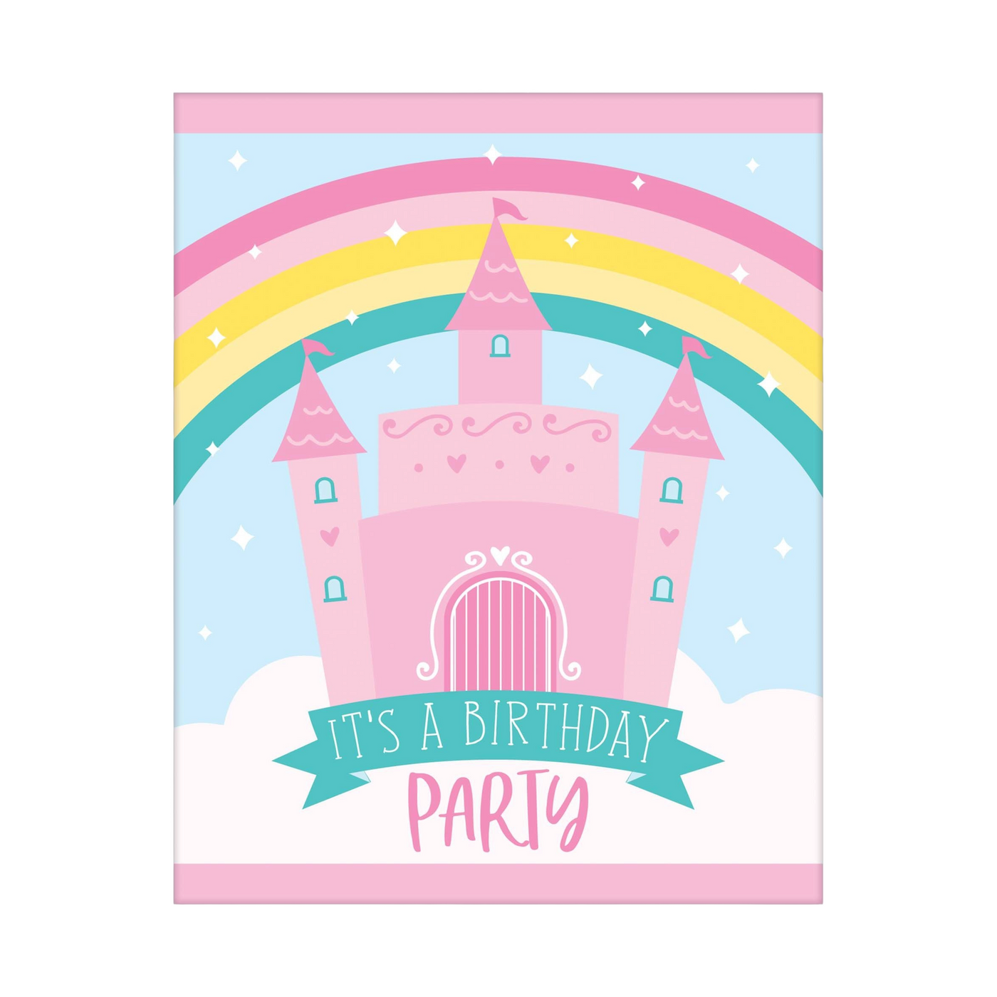 Princess Castle Birthday Invitations, Pack of 8 - Amazing Pinatas 