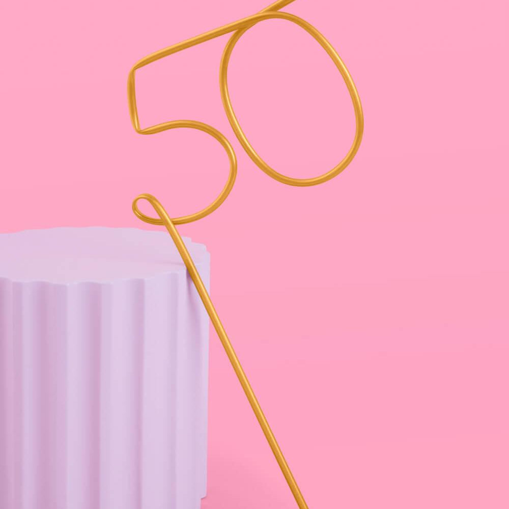 
                  
                    Half Way There Straw - XL gold 50 straw
                  
                