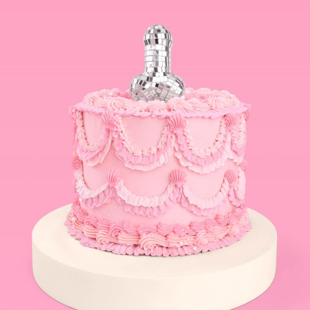 
                  
                    Penis Disco Topper - mirrored cake topper
                  
                