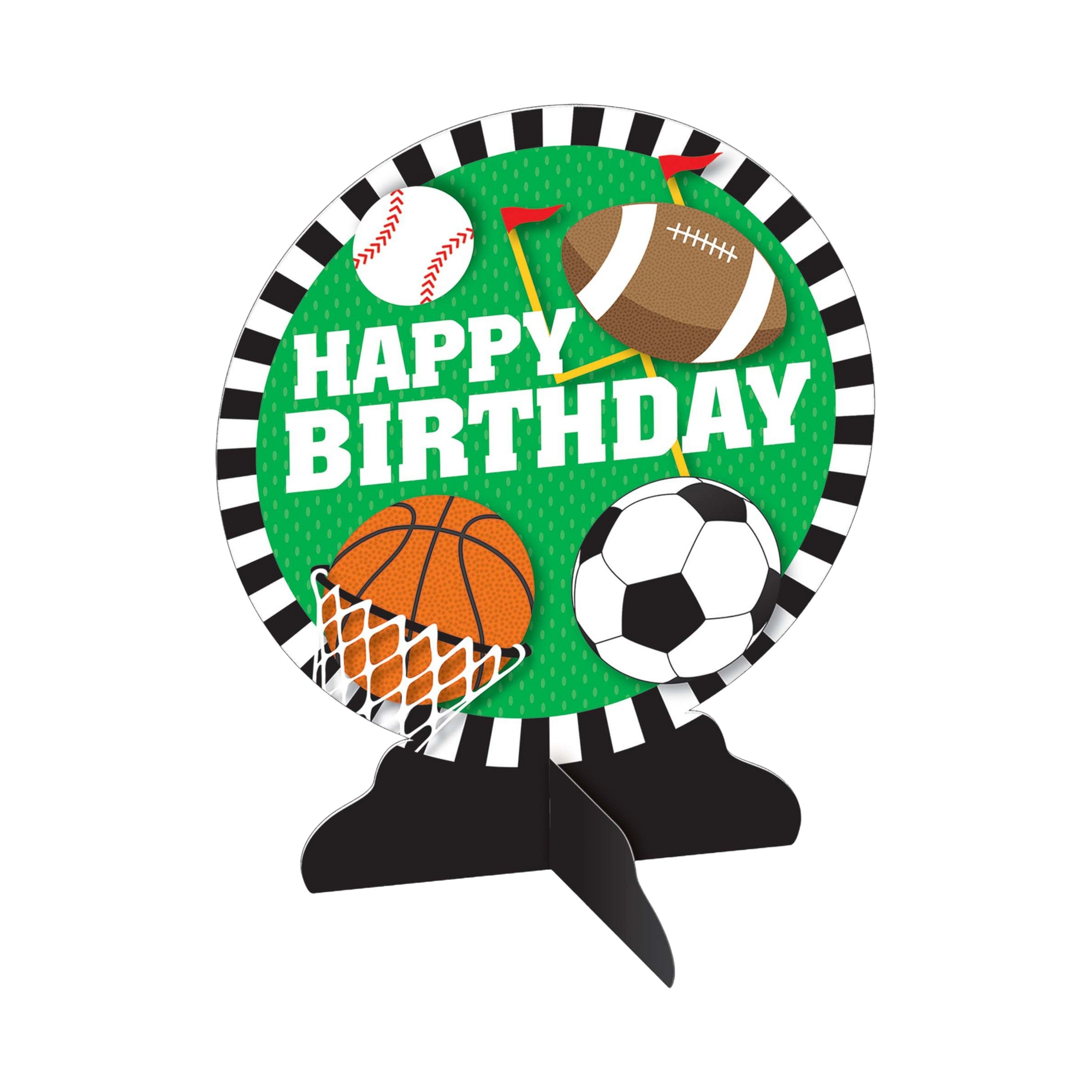 All Star Sports Birthday Party Table Centerpiece | Amazing Pinatas