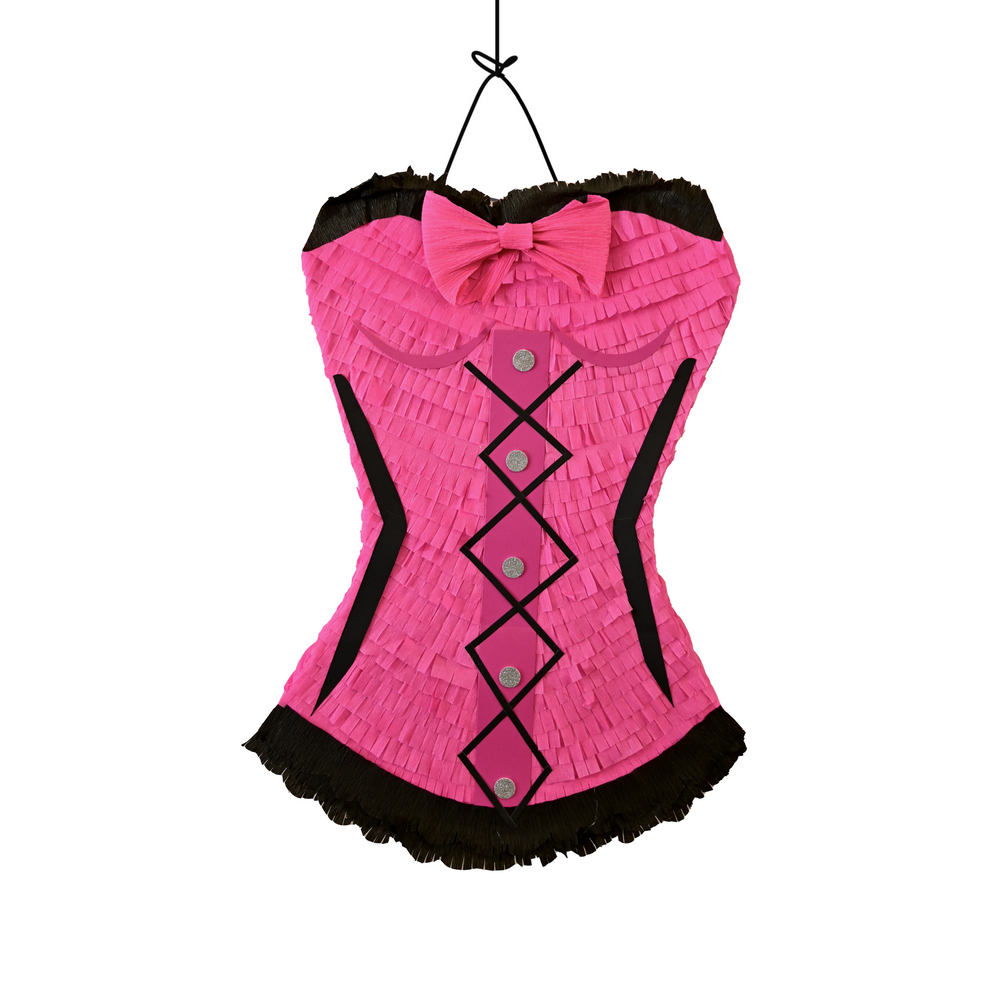 Sexy Hot Pink Corset Pinata | Adult Pinata