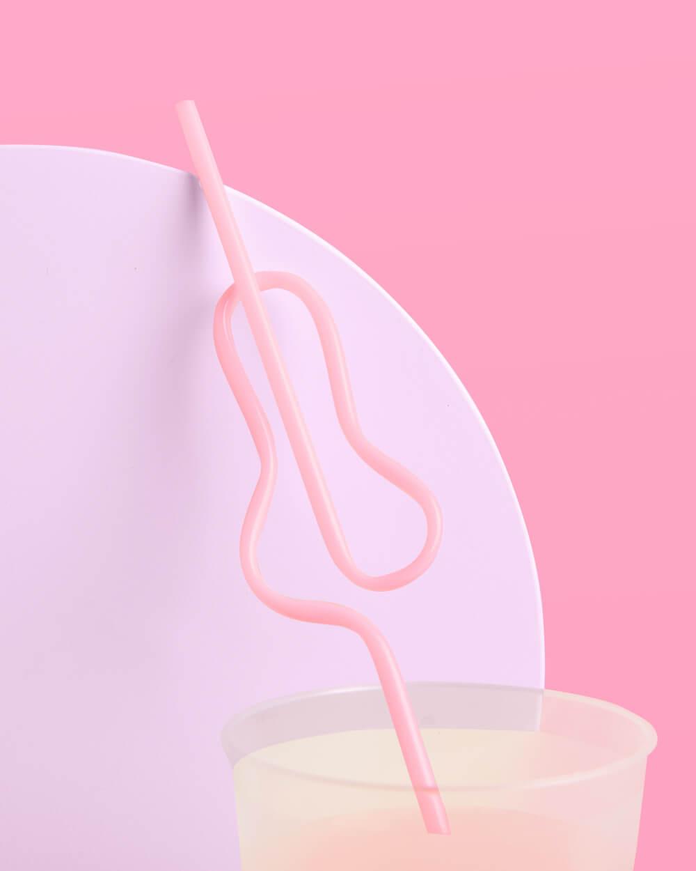 Cute Girl P*nis Straw  - 24 penis straws