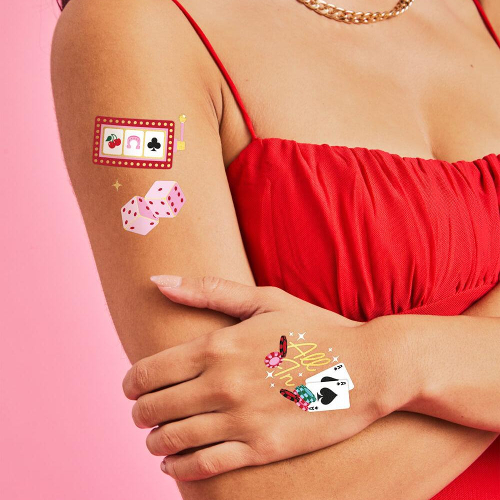 
                  
                    Feeling Lucky Tats - 50 temporary tattoos
                  
                