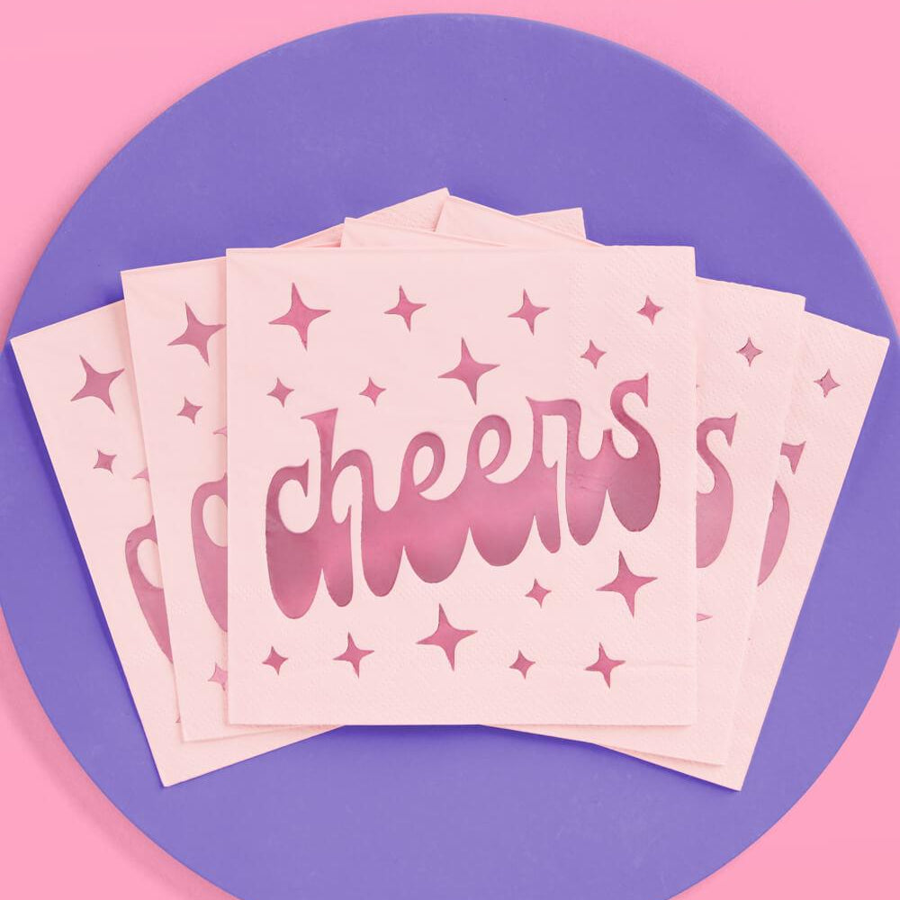 Cheers Napkins - 50 foil napkins