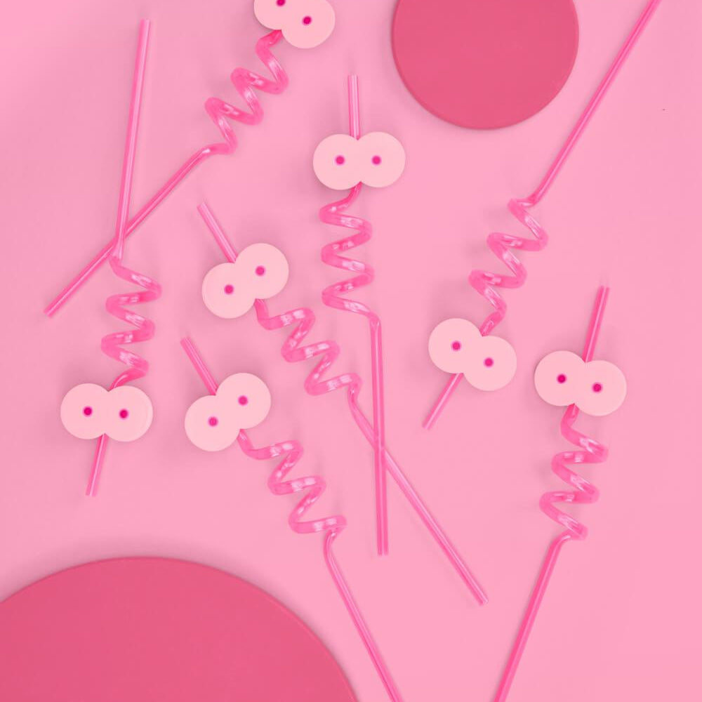 
                  
                    Breast In Show Straws - 12 reusable straws
                  
                