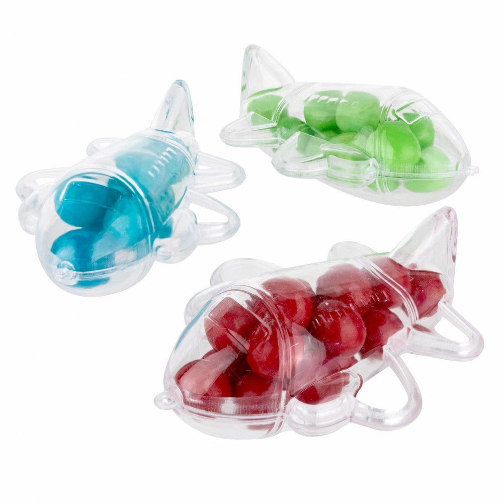 
                  
                    Airplane Shaped Acrylic Candy Boxes 24 Pack 3.77"x3.11"x1.18" | Amazing Pinatas 
                  
                