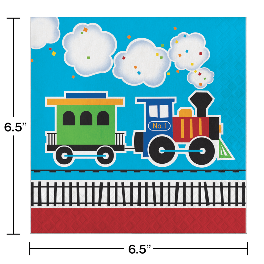 
                  
                    All Aboard Train Birthday Party Kit for 8 - 48 Total Pieces | Amazing Pinatas 
                  
                