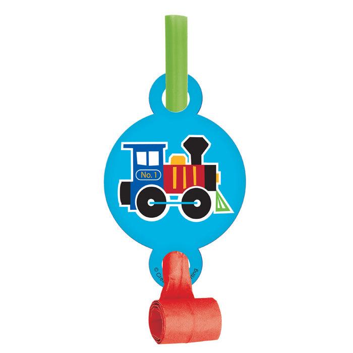 All Aboard Train Blowouts W/Med, 8 ct | Amazing Pinatas 