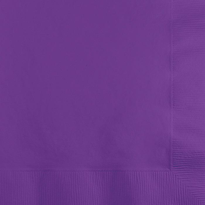 Amethyst Beverage Napkin, 3 Ply, 50 ct | Amazing Pinatas 