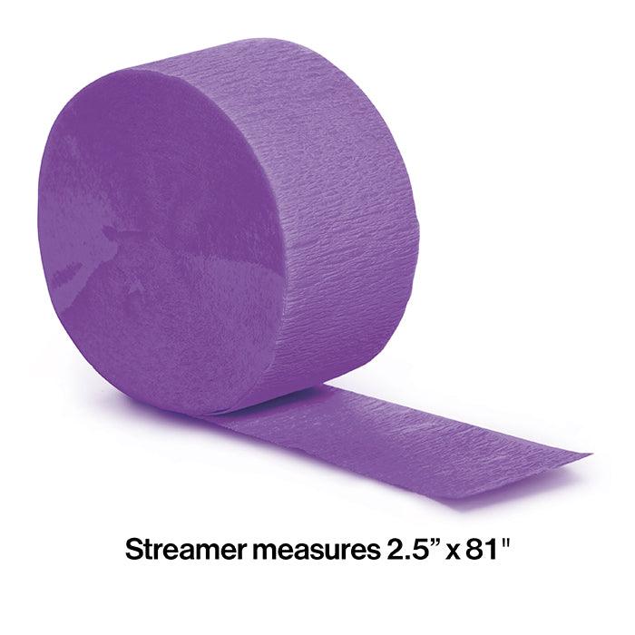 Amethyst Crepe Streamers 81' | Amazing Pinatas 