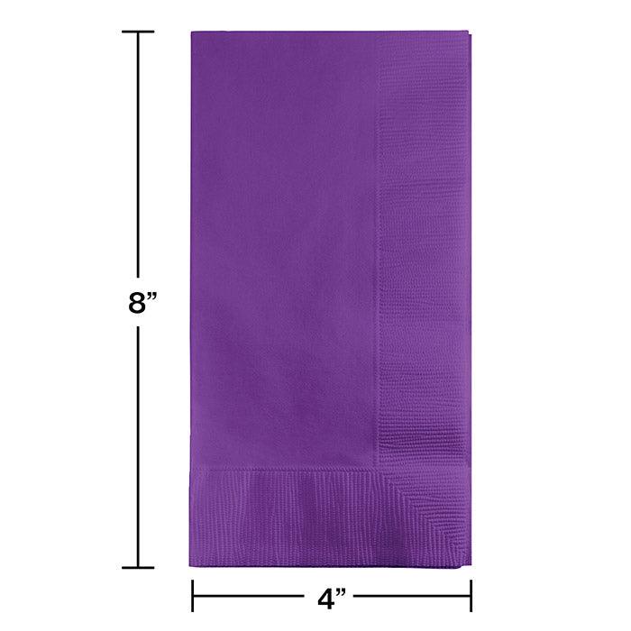 Amethyst Dinner Napkins 2Ply 1/8Fld, 50 ct | Amazing Pinatas 