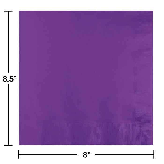 Amethyst Dinner Napkins 3Ply 1/4Fld, 25 ct | Amazing Pinatas 