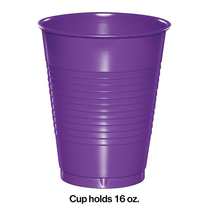 Amethyst Purple 16 Oz Plastic Cups, 20 ct | Amazing Pinatas 