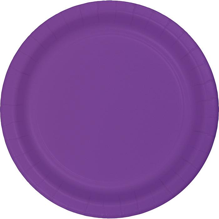 Amethyst Purple Dessert Plates, 24 ct | Amazing Pinatas 