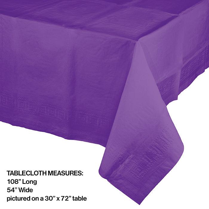 Amethyst Tablecover 54"X 108" Polylined Tissue | Amazing Pinatas 