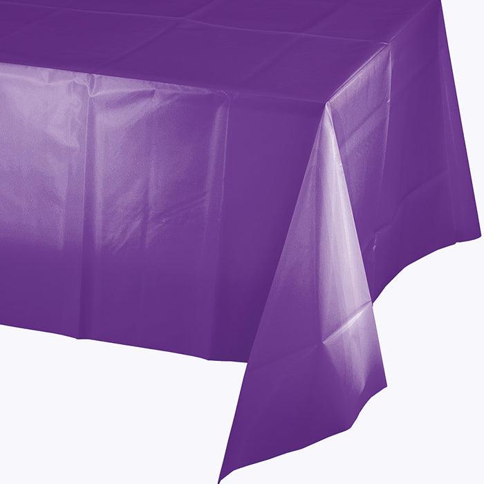 Amethyst Tablecover Plastic 54" X 108" | Amazing Pinatas 