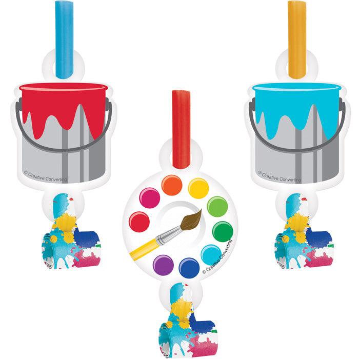 Art Party Blowouts W/Med, 8 ct | Amazing Pinatas 