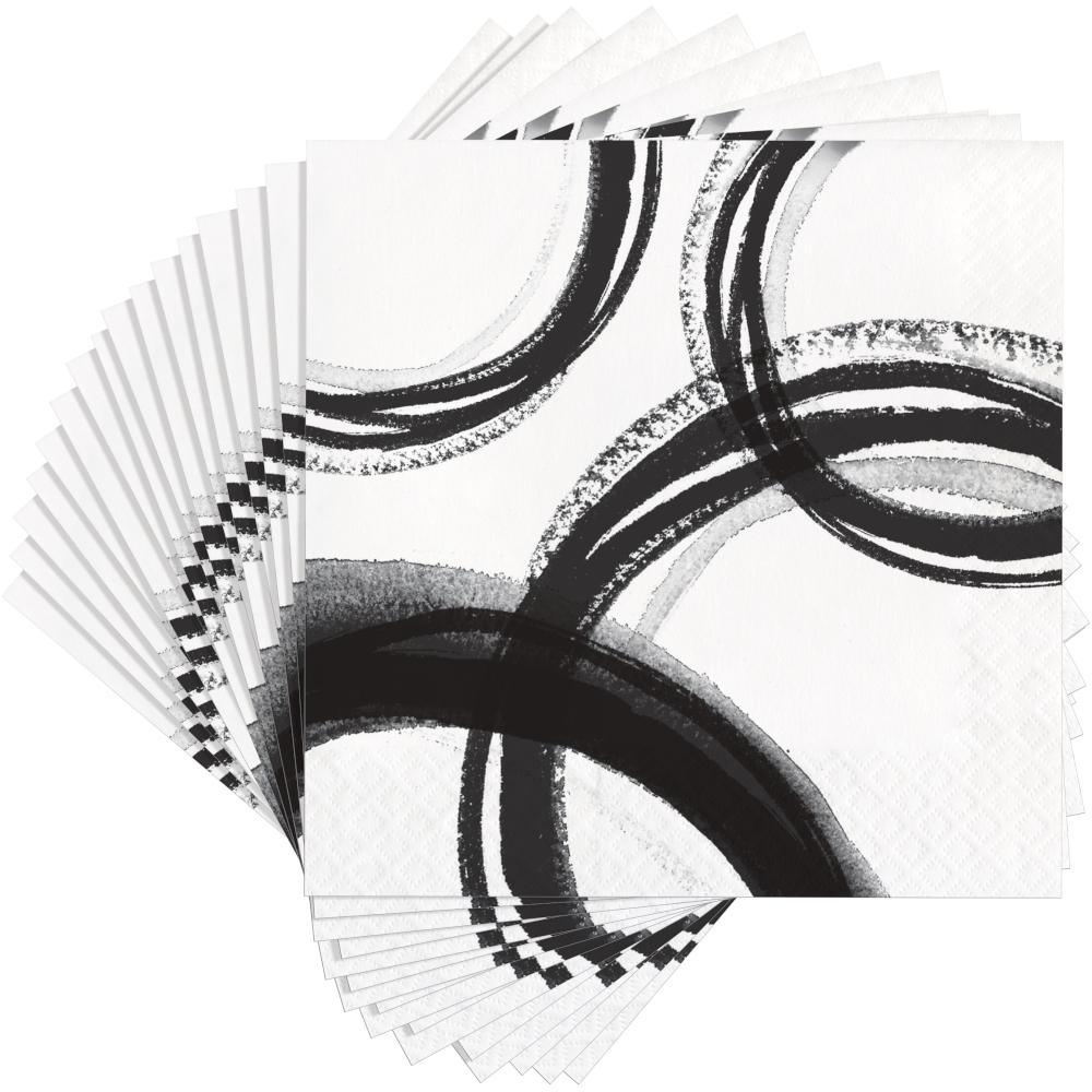Artistic Abstract Luncheon Napkin, 3Ply (16/Pkg) | Amazing Pinatas 