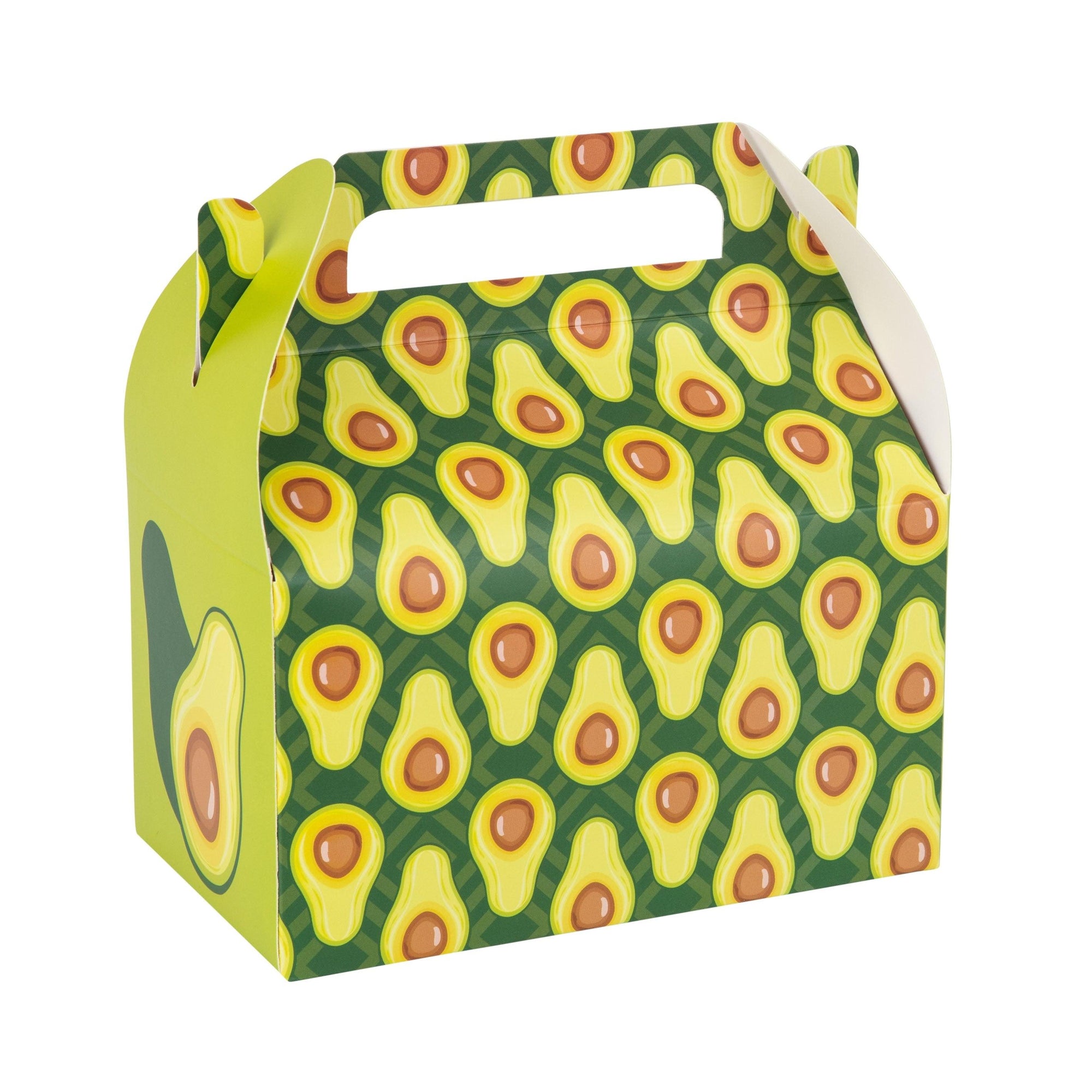 Avocado Paper Treat Box – Birthday Party Décor 6.25x3.75x3.5 Inches 10 Pack | Amazing Pinatas 