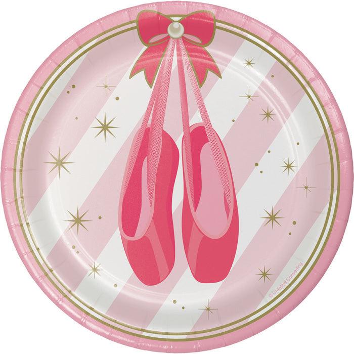 Ballet Twinkle Toes Dessert Plates, 8 ct | Amazing Pinatas 