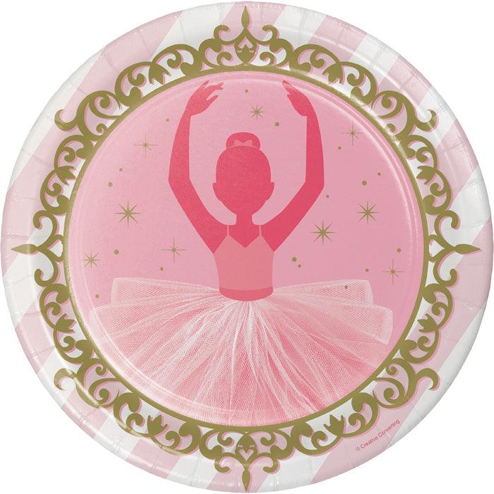 Ballet Twinkle Toes Paper Plates, 8 ct | Amazing Pinatas 