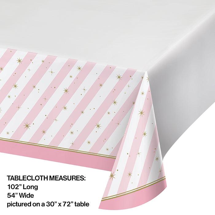Ballet Twinkle Toes Plastic Tablecover Border, 54" X 102" | Amazing Pinatas 