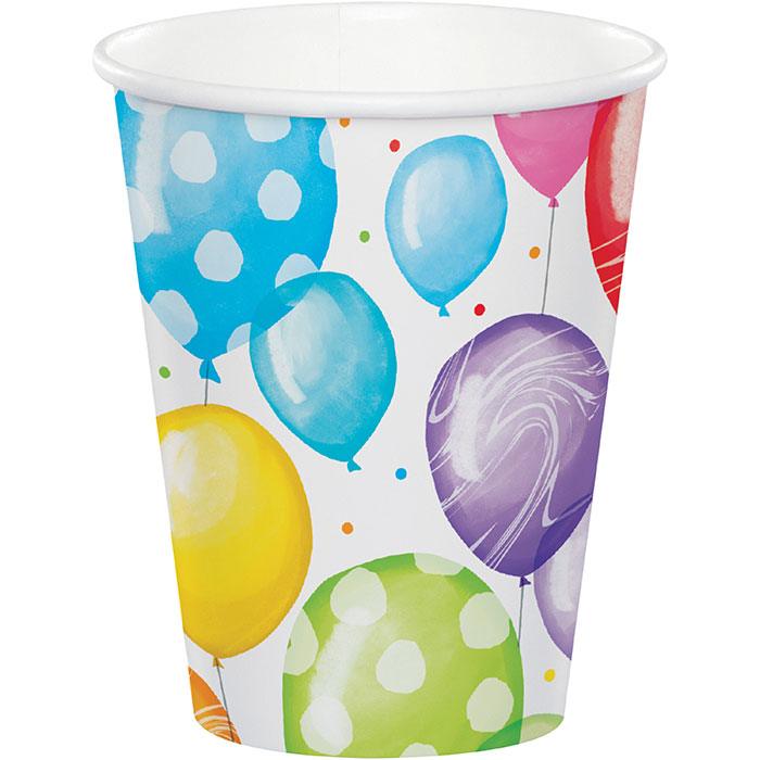 Balloon Bash Hot/Cold Cup 9oz. 8ct | Amazing Pinatas 