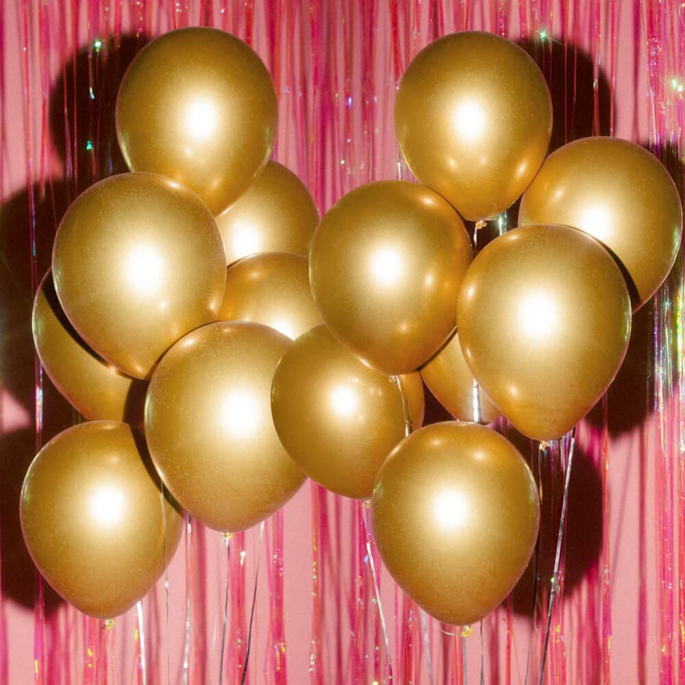 Gold Chrome Pack - 25 metallic balloons