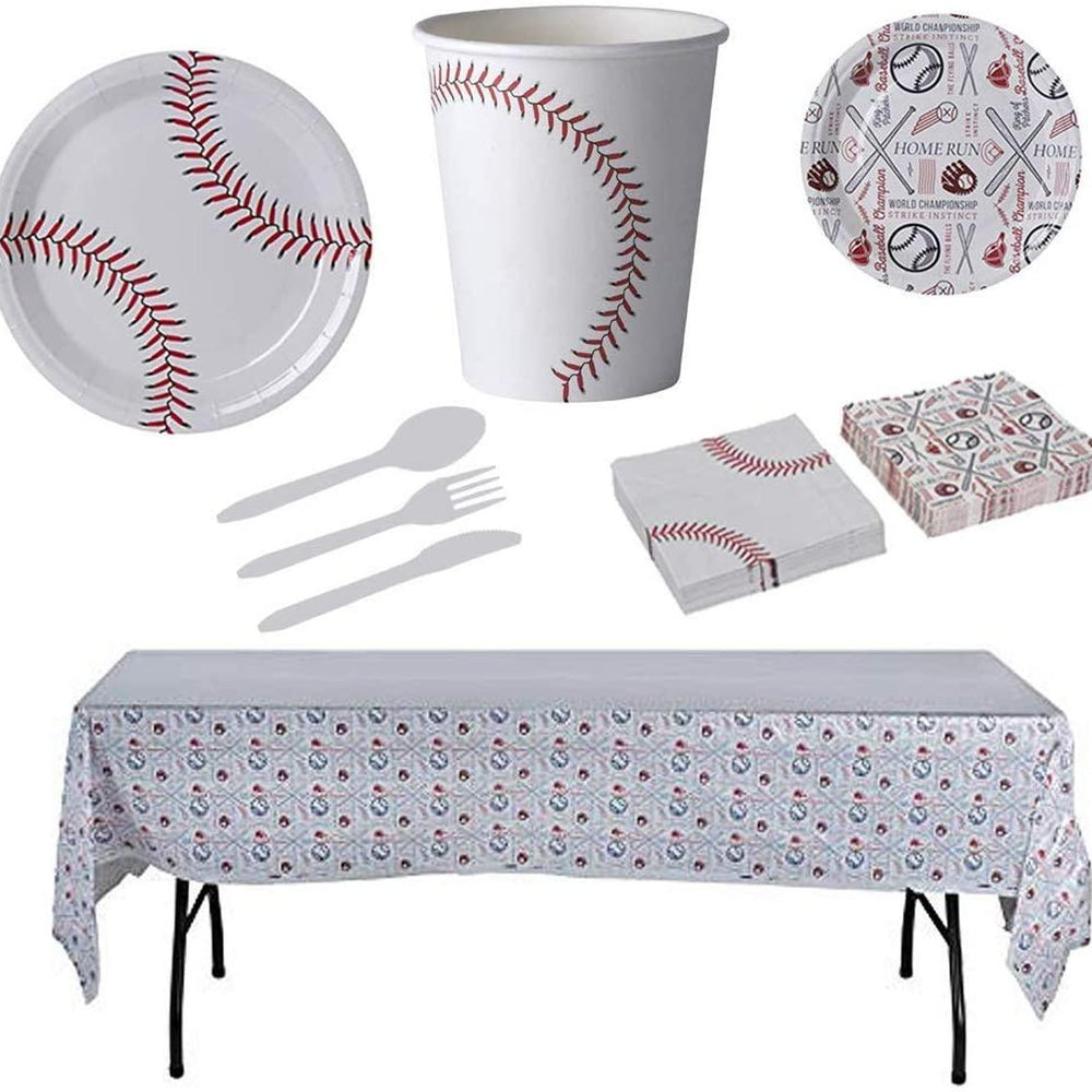 Baseball Themed Party Supplies Bundle Serves 32 | Amazing Pinatas 