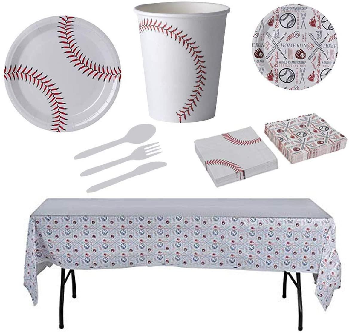 Baseball Themed Party Supplies Bundle Serves 32 | Amazing Pinatas 