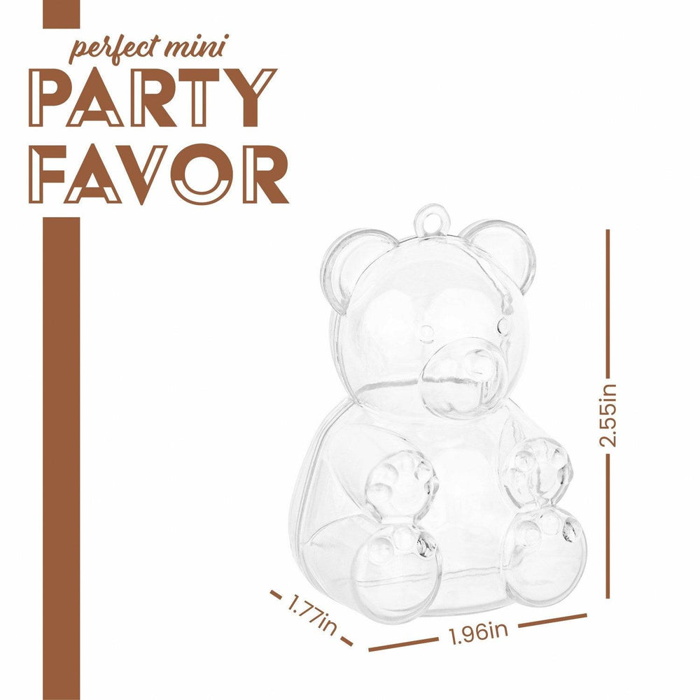 
                  
                    Bear Shaped Acrylic Candy Boxes 24 Pack 1.96"X1.77"X2.75" | Amazing Pinatas 
                  
                