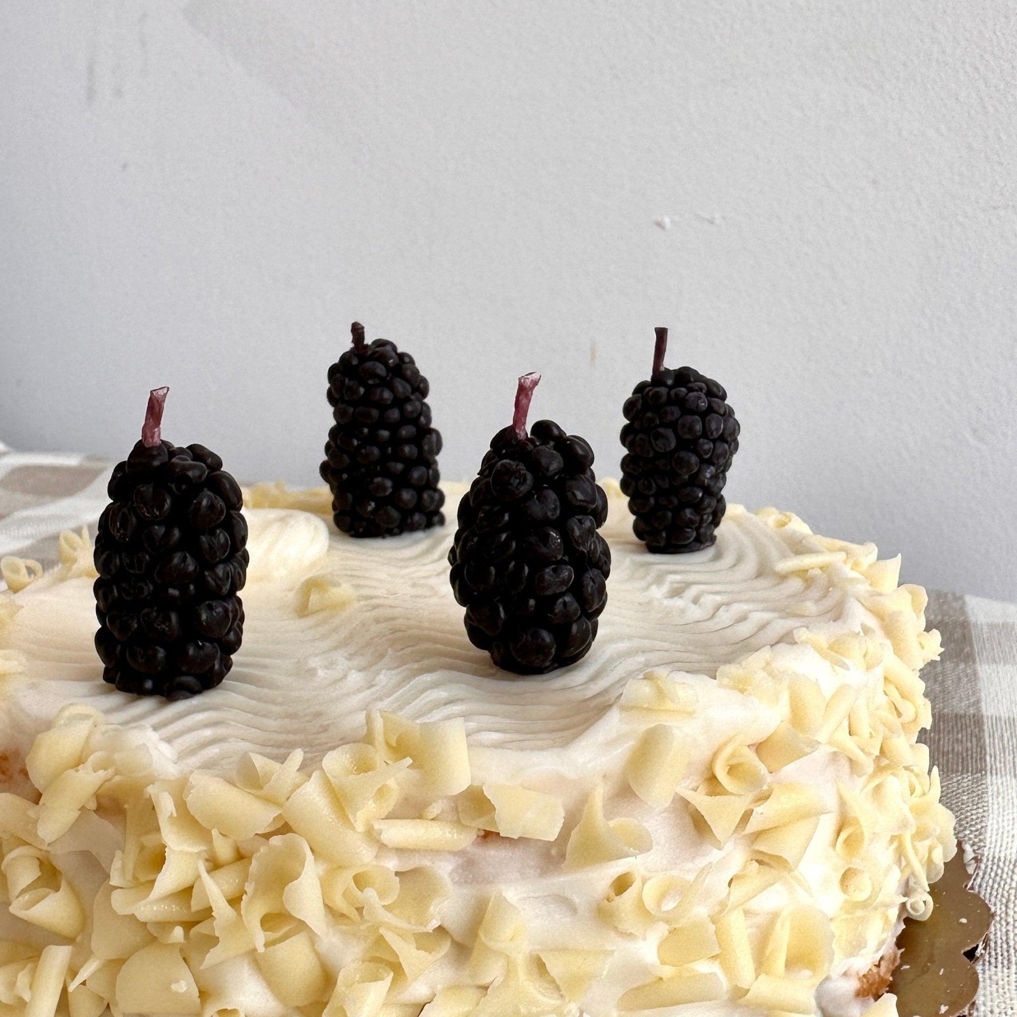 Beeswax Blackberry Birthday Candles | Amazing Pinatas 