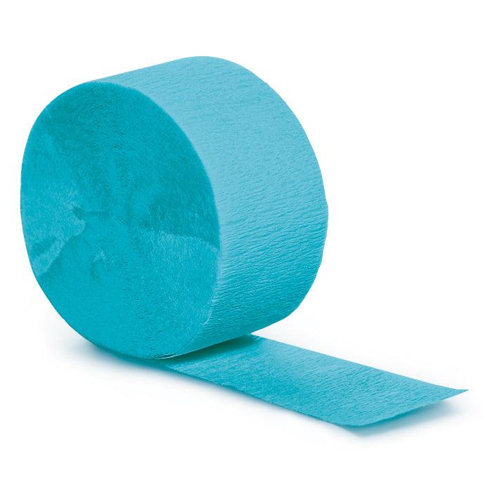 Bermuda Blue Crepe Streamers 81' | Amazing Pinatas 