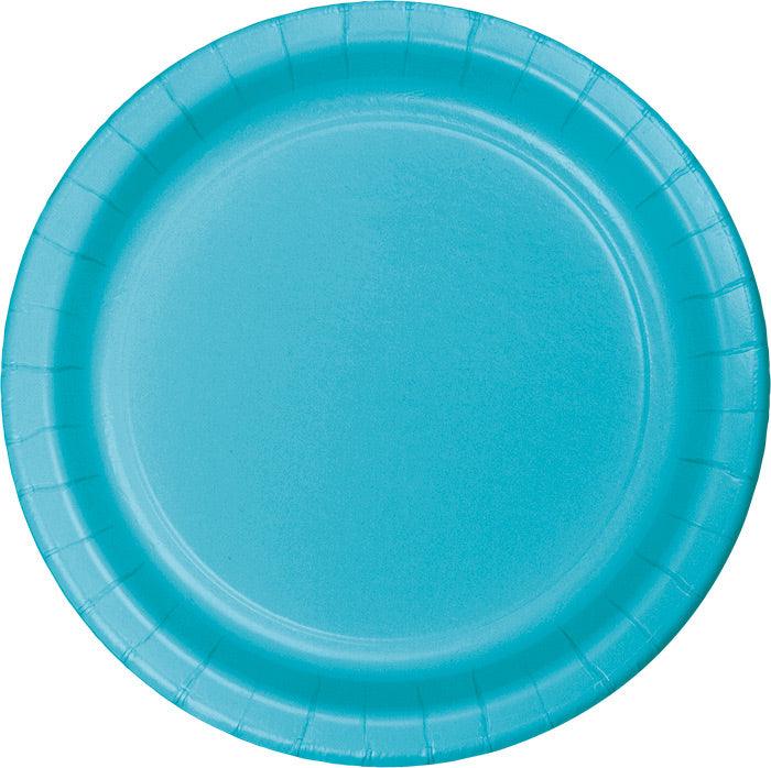 Bermuda Blue Dessert Plates, 24 ct | Amazing Pinatas 