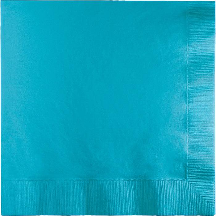 Bermuda Blue Dinner Napkins 3Ply 1/4Fld, 25 ct | Amazing Pinatas 