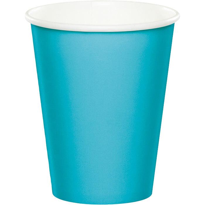 Bermuda Blue Hot/Cold Paper Cups 9 Oz., 24 ct | Amazing Pinatas 