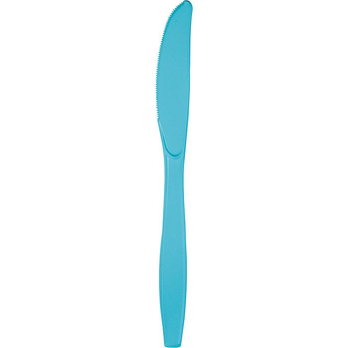 Bermuda Blue Plastic Knives, 24 ct | Amazing Pinatas 