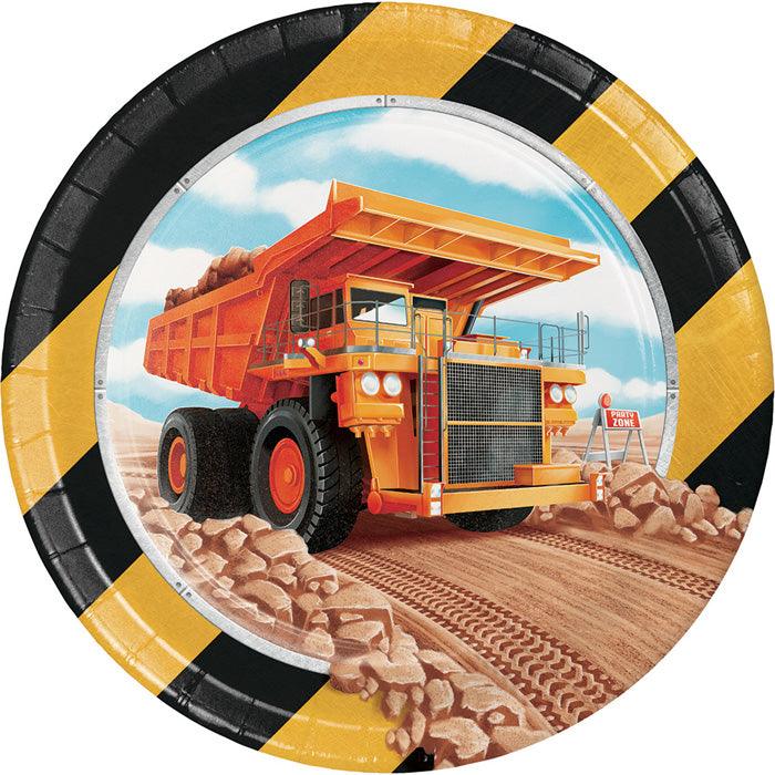 Big Dig Construction Dessert Plates, 8 ct | Amazing Pinatas 