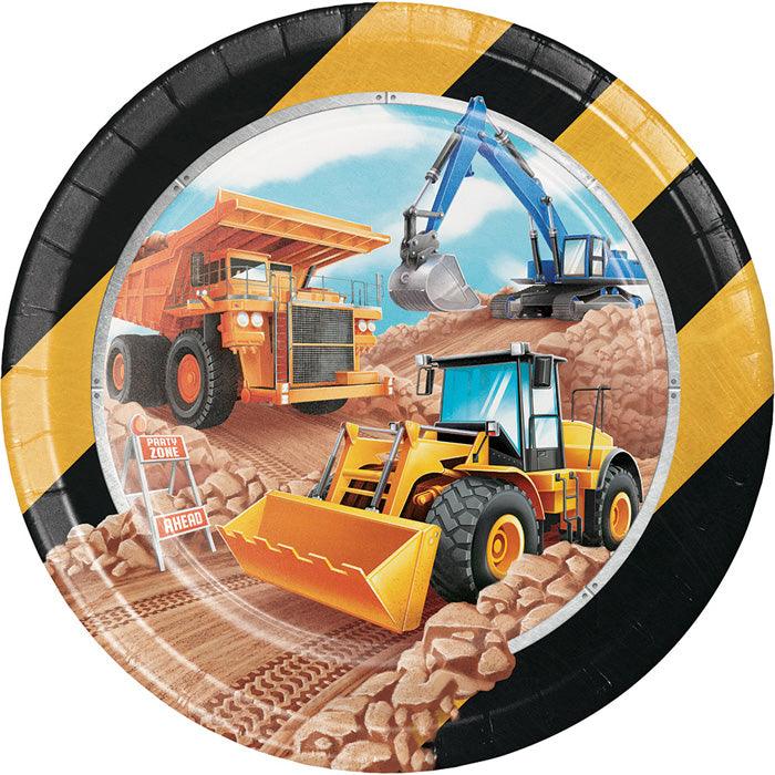 Big Dig Construction Paper Plates, 8 ct | Amazing Pinatas 