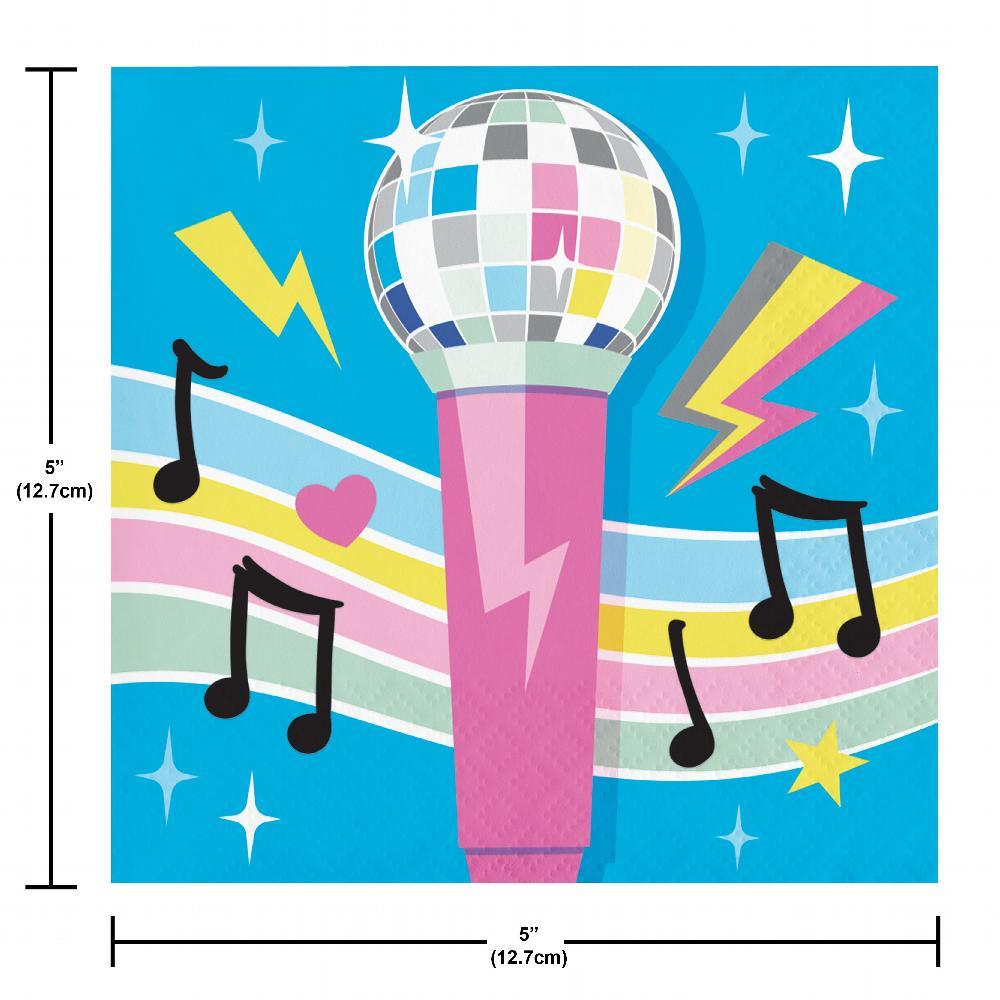 Birthday Beats Beverage Napkin (16 per Pkg) | Amazing Pinatas 