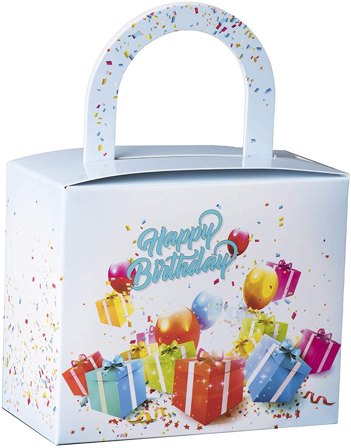 Birthday Boys Candy Boxes 36 Pack 4.5" X 3.75" X 2.25" | Amazing Pinatas 