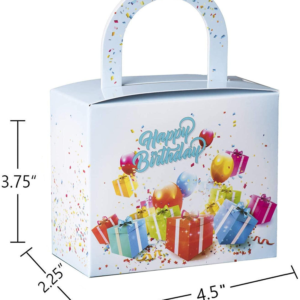 Birthday Boys Candy Boxes 36 Pack 4.5" X 3.75" X 2.25" | Amazing Pinatas 