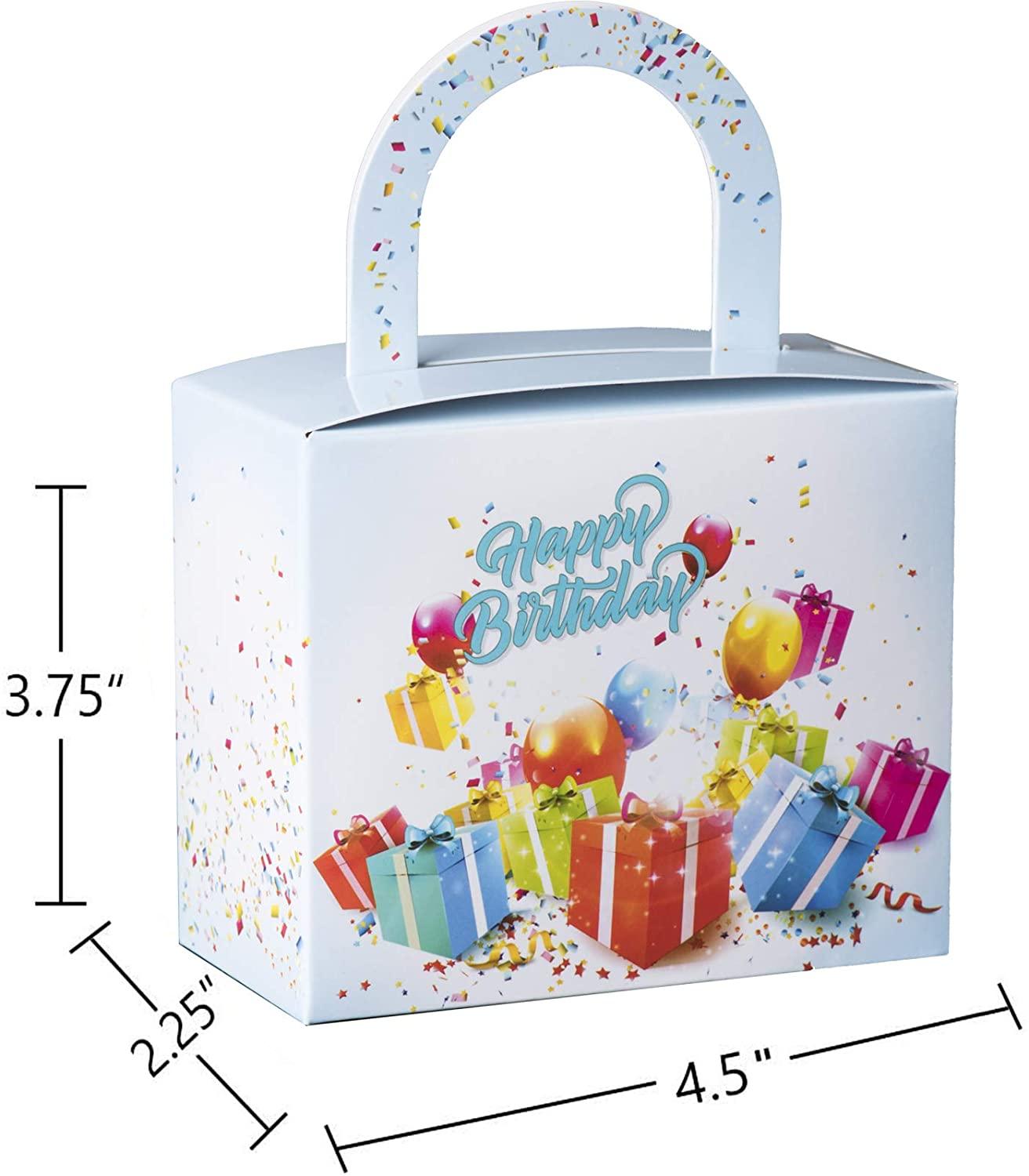 Birthday Boys Candy Boxes 36 Pack 4.5" X 3.75" X 2.25" | Amazing Pinatas 